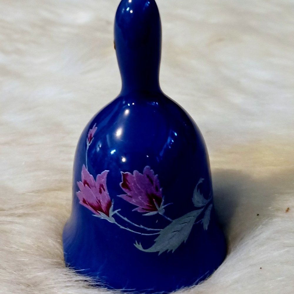 Ceramic Hand Painted Floral Designed Bell